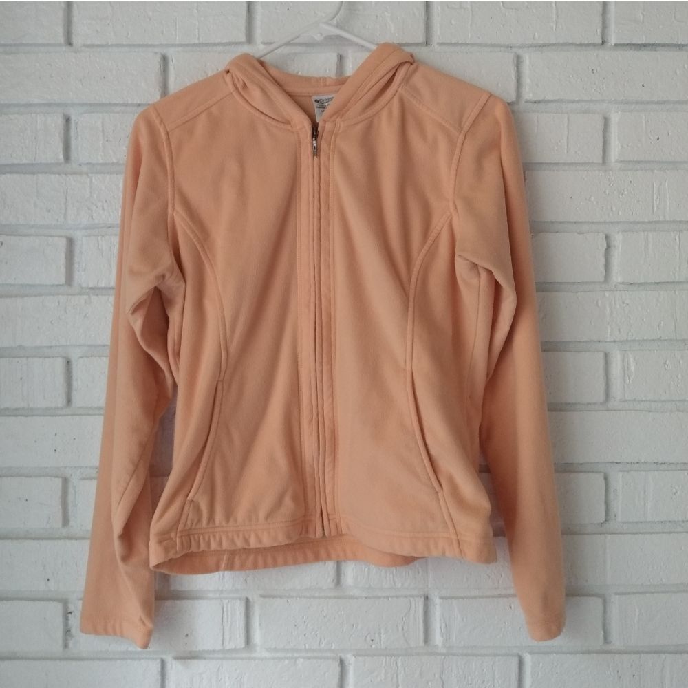 Orange Columbia Athletic Jacket Womens Small